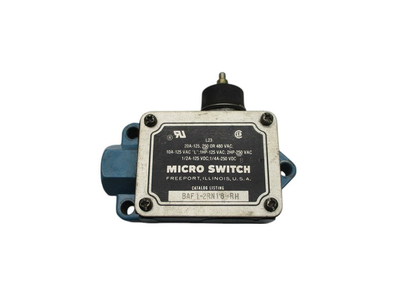 MICROSWITCH BAF1-2RN18-RH UNMP