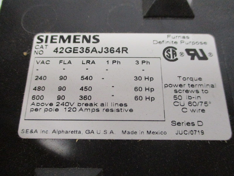SIEMENS 42GE35AJ364R 24V NSMP