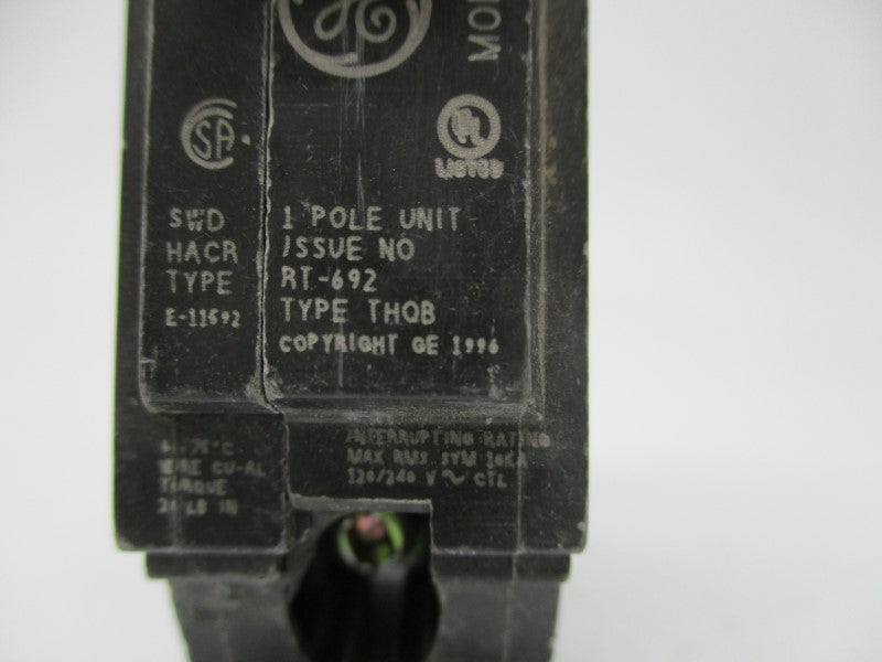 GENERAL ELECTRIC THQB120 20A 120/240V UNMP