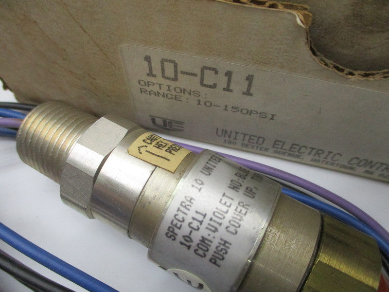 UNITED ELECTRIC 10-C11 250VAC 5A 10-150PSI
