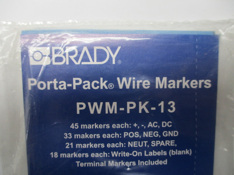 BRADY PWM-PK-13 NSMP