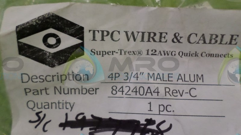 TPC 84240A4 WIRE/CABLE CONNECTOR NSMP
