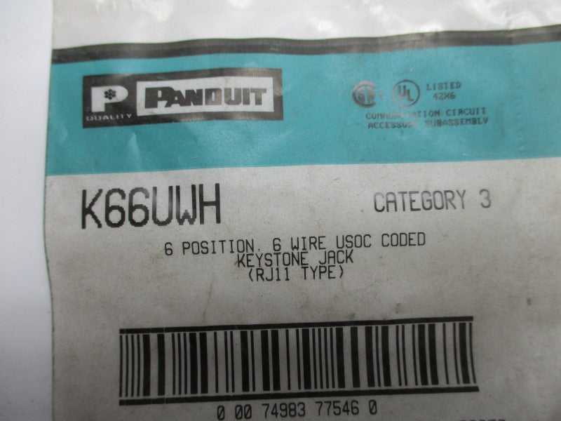 PANDUIT K66UWH NSMP