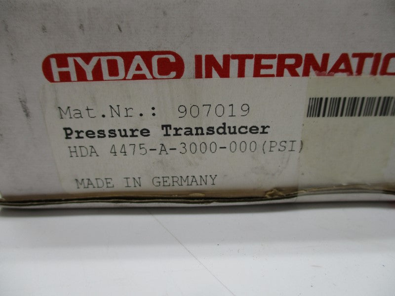 HYDAC HDA4475-A-3000-000 907019 8-30VDC 3000PSI NSMP