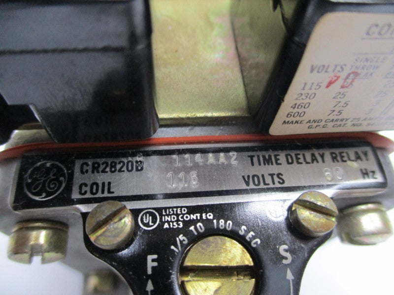 GENERAL ELECTRIC CR2820B114AA2 115V NSNP