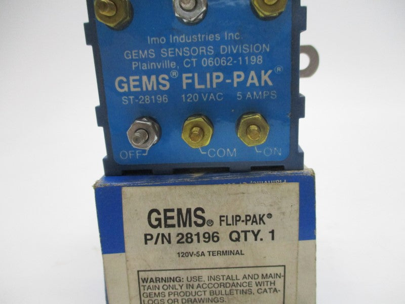 GEMS 28196 120VAC 5A NSMP