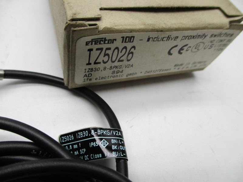 IFM EFECTOR IZ5026 IZB30,8-BPKG/V2A NSMP