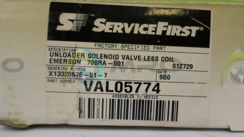 SERVICE FIRST VAL05774 SOLENOID VALVE NSMP