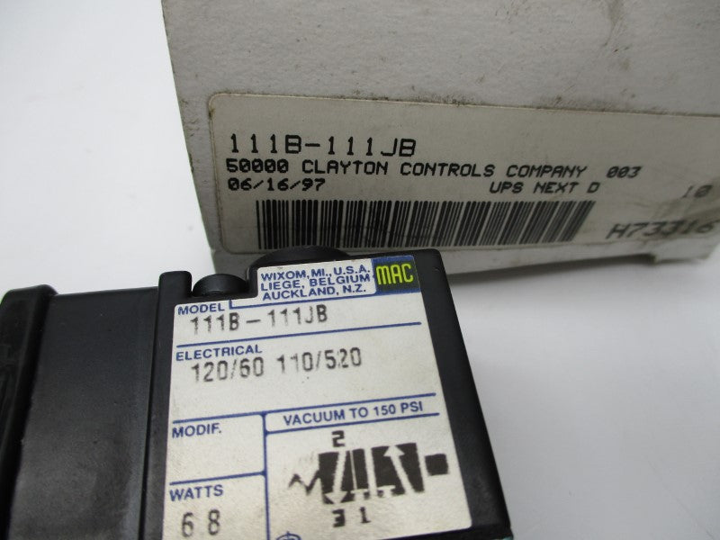 MAC 111B-111JB 120/60 110/50 150PSI NSMP