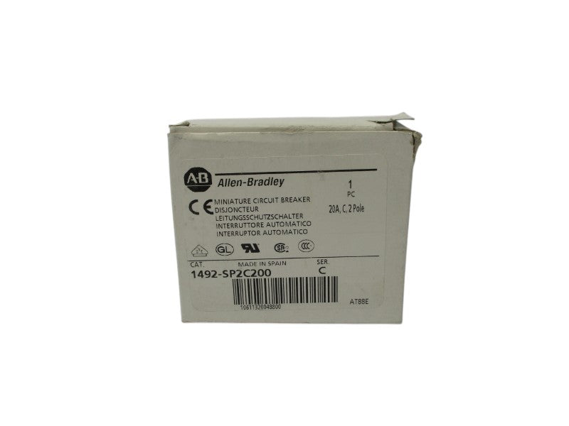 ALLEN BRADLEY 1492-SP2C200 SER. C 20A 415VAC NSMP