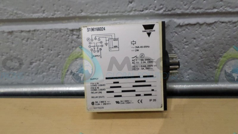 CARLO GAVAZZI S196166024 RELAY UNMP