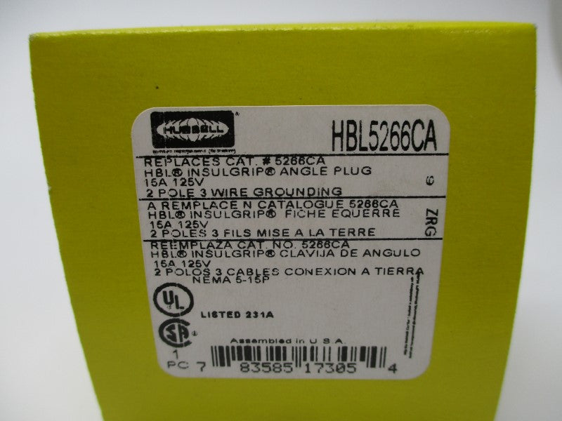 HUBBELL HBL5266CA 125V 15A NSMP