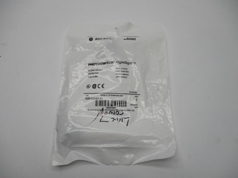 ALLEN BRADLEY 42EF-C2KBA-F4 SER. C 11-30VDC NSMP