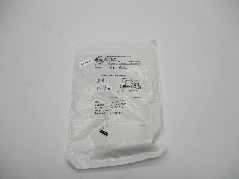 IFM EFECTOR OGP500 OGP-FPKG/US100 10-36VDC NSMP