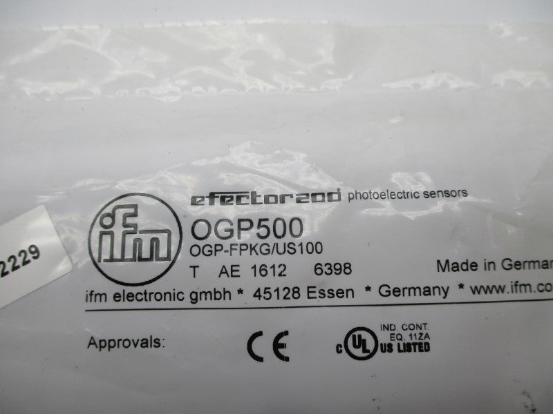 IFM EFECTOR OGP500 OGP-FPKG/US100 10-36VDC NSMP