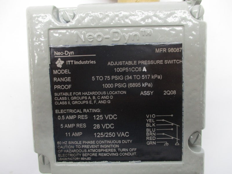 ITT 100P51CC6A NSNP