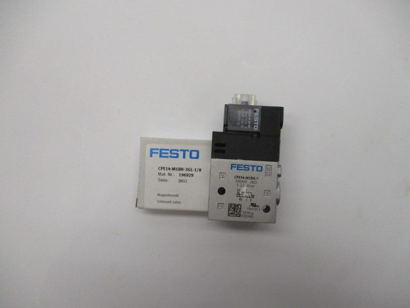 FESTO CPE14-M1BH-3GL-1/8 196929 24VDC NSMP