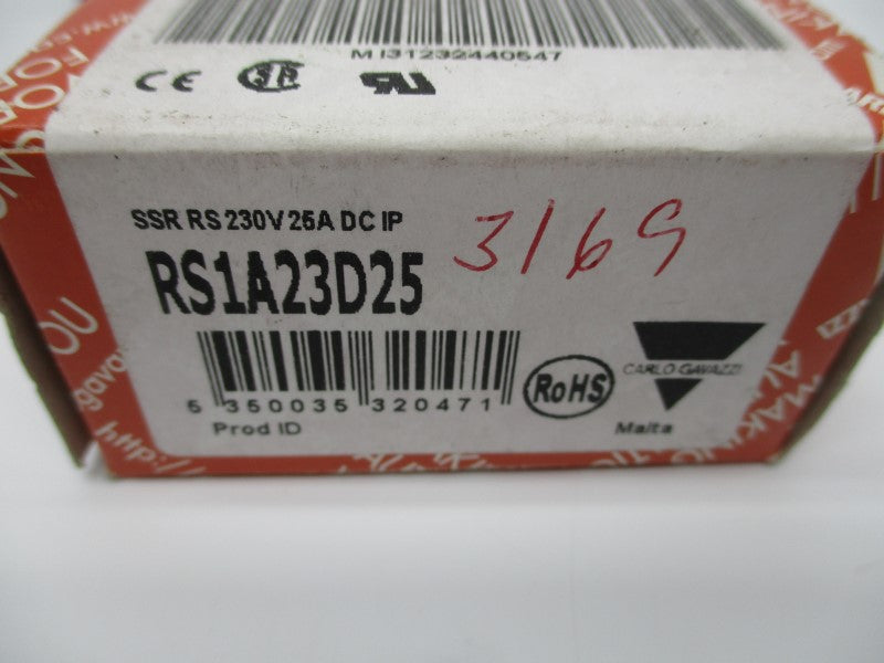CARLO GAVAZZI RS1A23D25 240V 25A NSMP