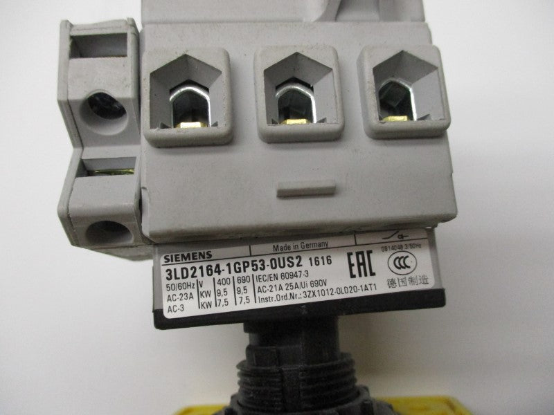 SIEMENS 3LD2164-1GP53-0US2 (AS PICTURED) NSNP