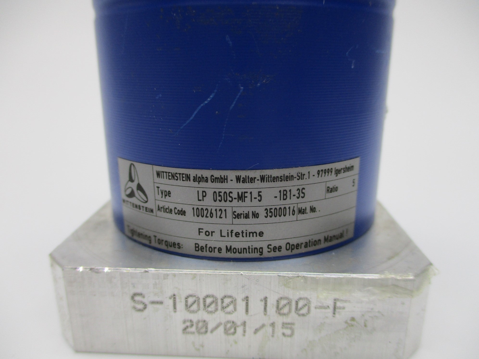 WITTENSTEIN LP050S-MF1-5-1B1-3S NSNP