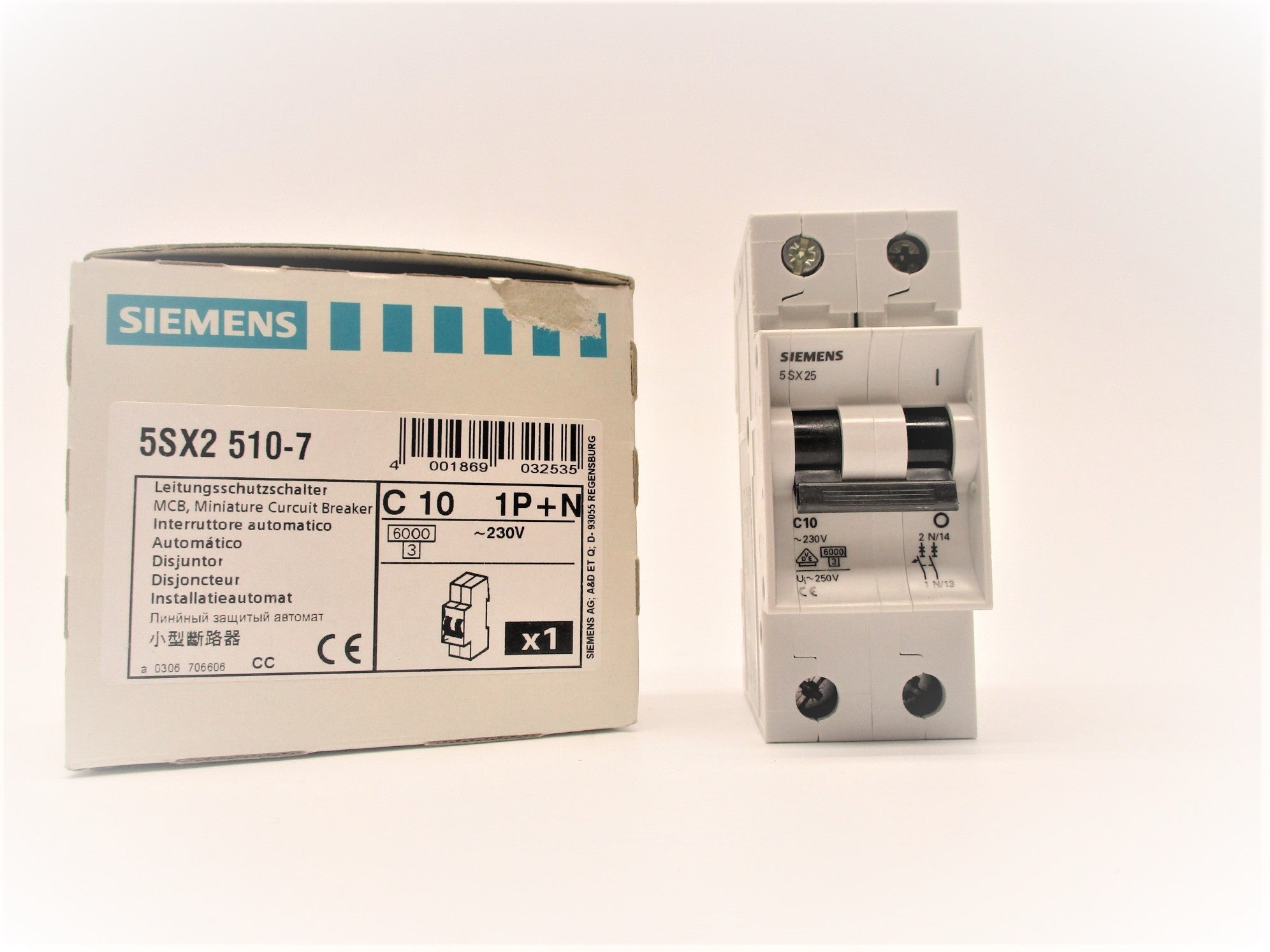 SIEMENS 5SX2-510-7 10A 230V NSMP