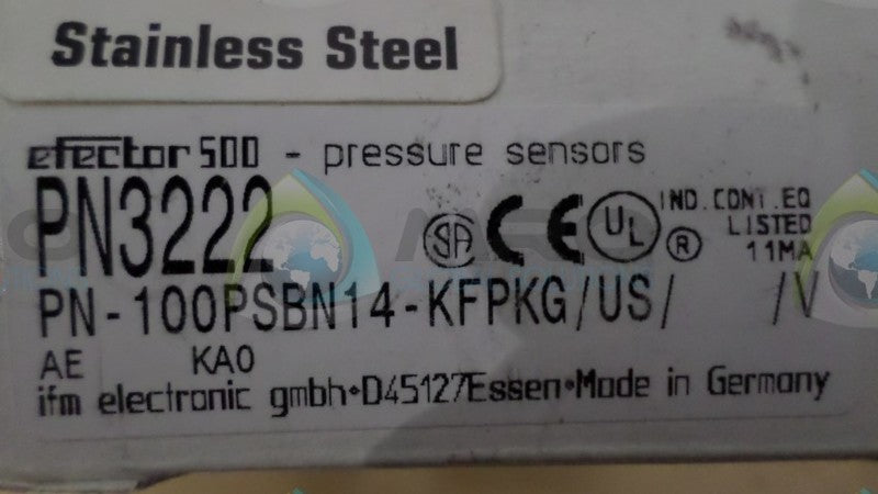IFM EFECTOR PN3222 COMBINED PRESSURE SENSOR NSMP