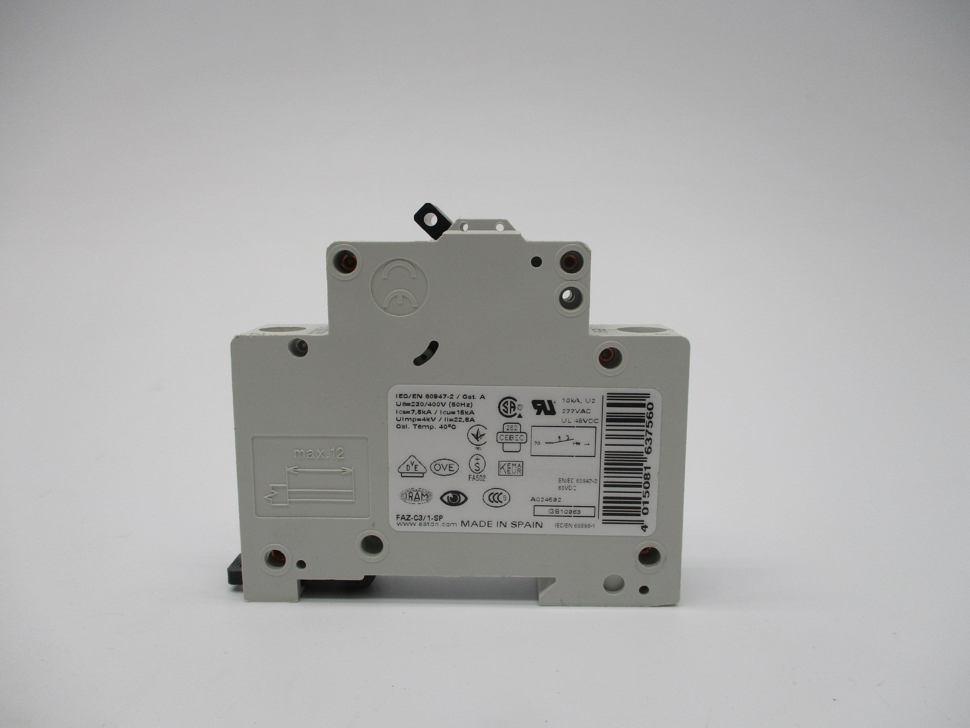 EATON FAZ-C3/1-SP 3A 277VAC NSMP