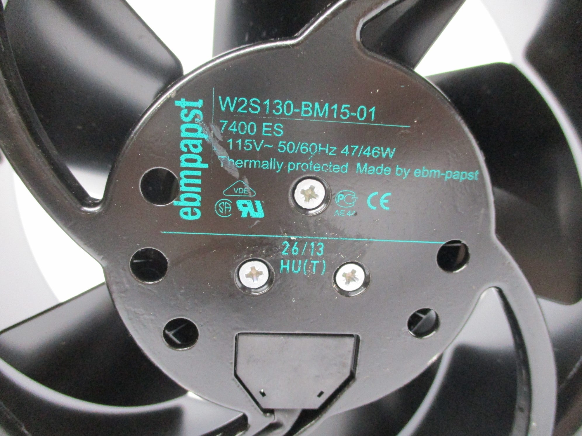 FAN W2S130-BM15-01 115V NSNP