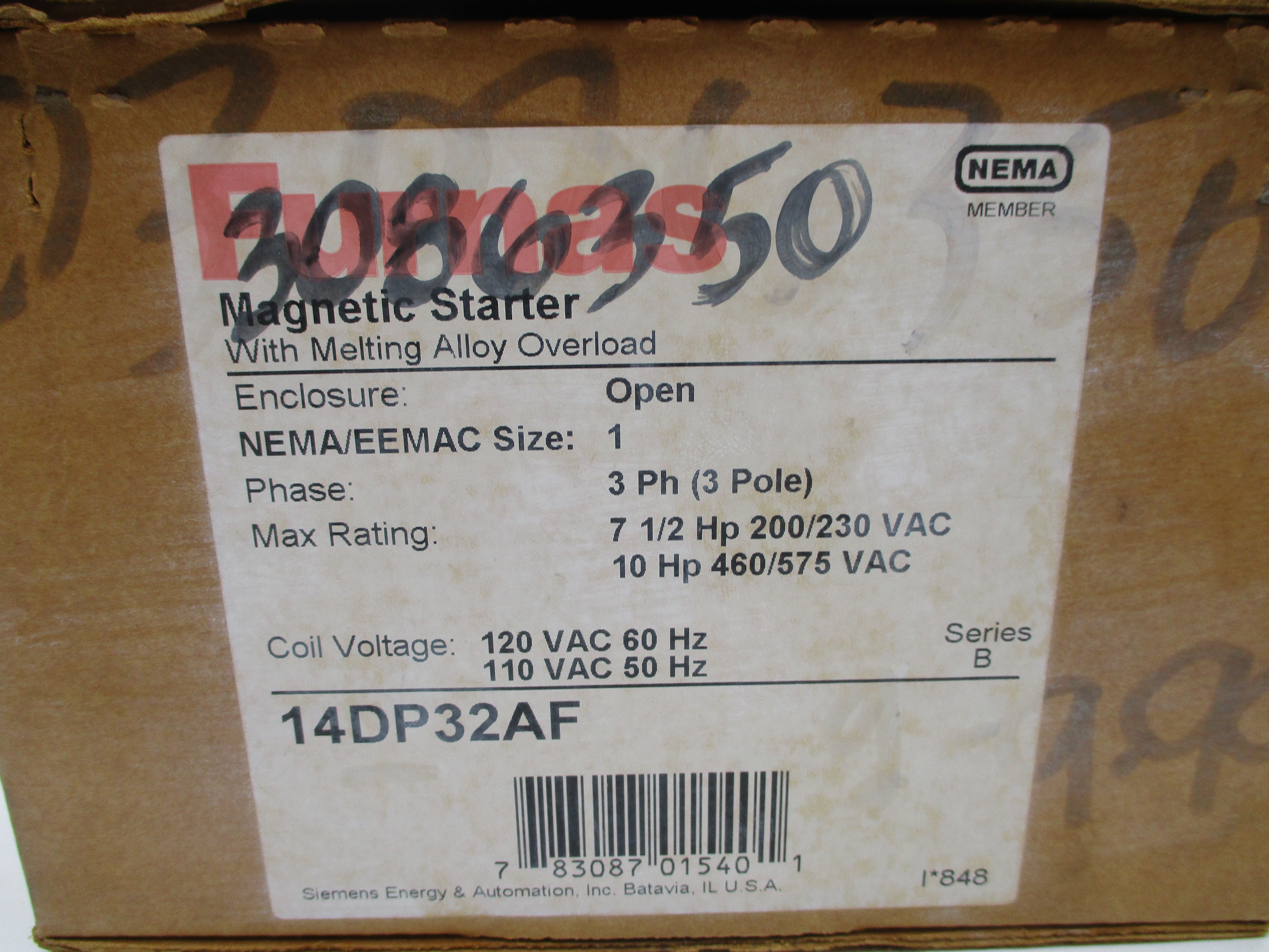 FURNAS 14DP32AF SER. B 120V 27A NSMP