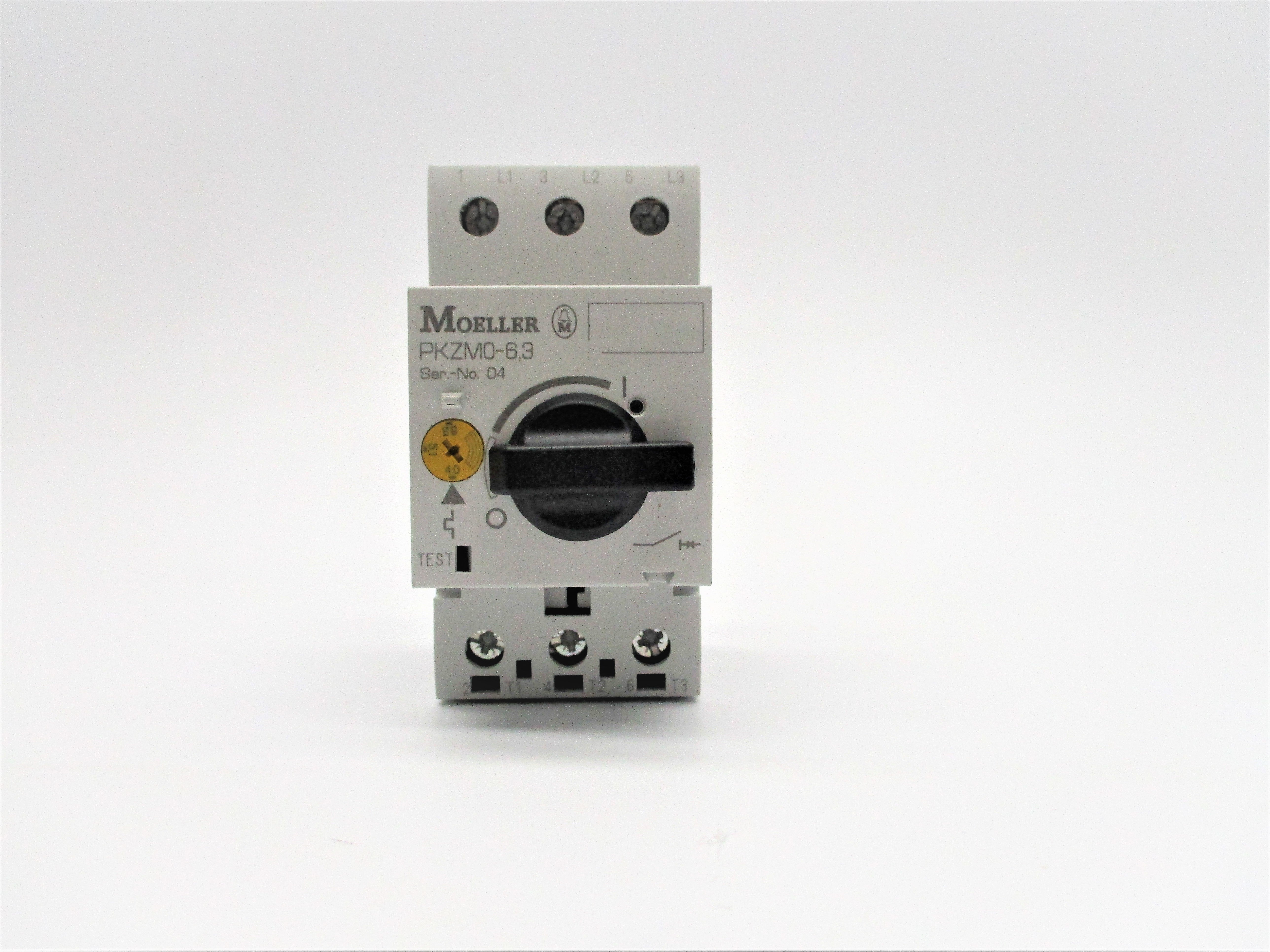 KLOCKNER MOELLER PKZM0-6,3 600VAC 0.4-6.3A NSNP