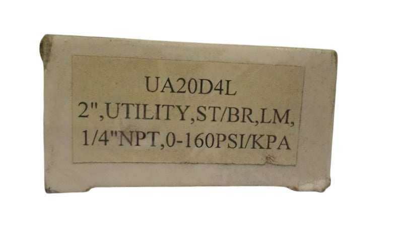 WEKSLER UA20D4L PRESSURE GAUGE NSMP