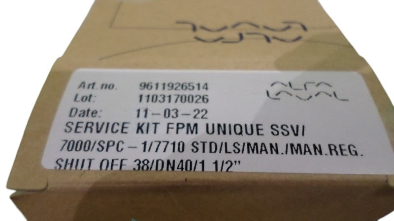 ALFA LAVAL 9611926514 SERVICE KIT NSMP