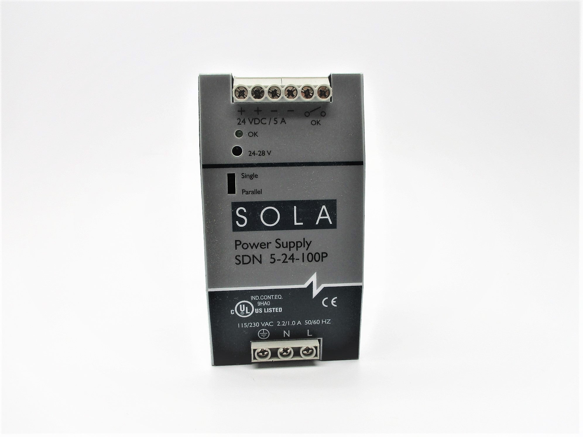 SOLA SDN5-24-100P 115/230VAC 2.2/1.0A NSNP