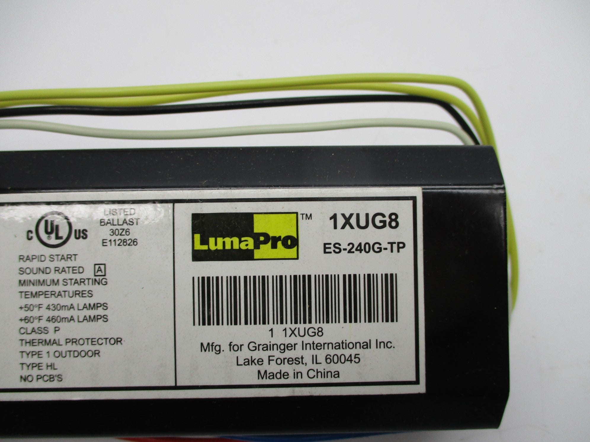 LUMAPRO 1XUG8 ES-240G-TP NSNP