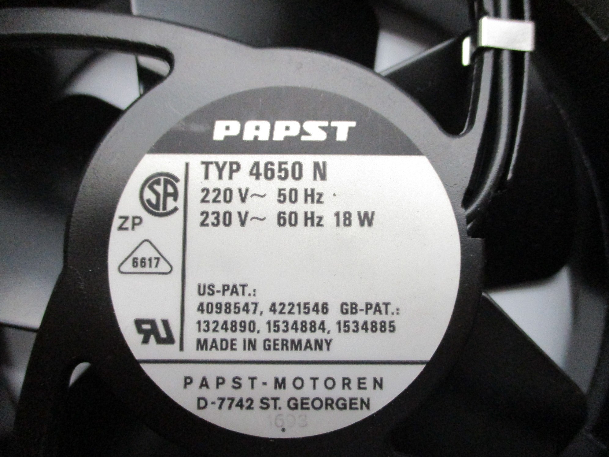 PAPST 4650N 230V NSNP