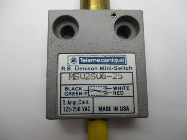 TELEMECANIQUE MS02S06-25 125/250VAC 5A NSNP