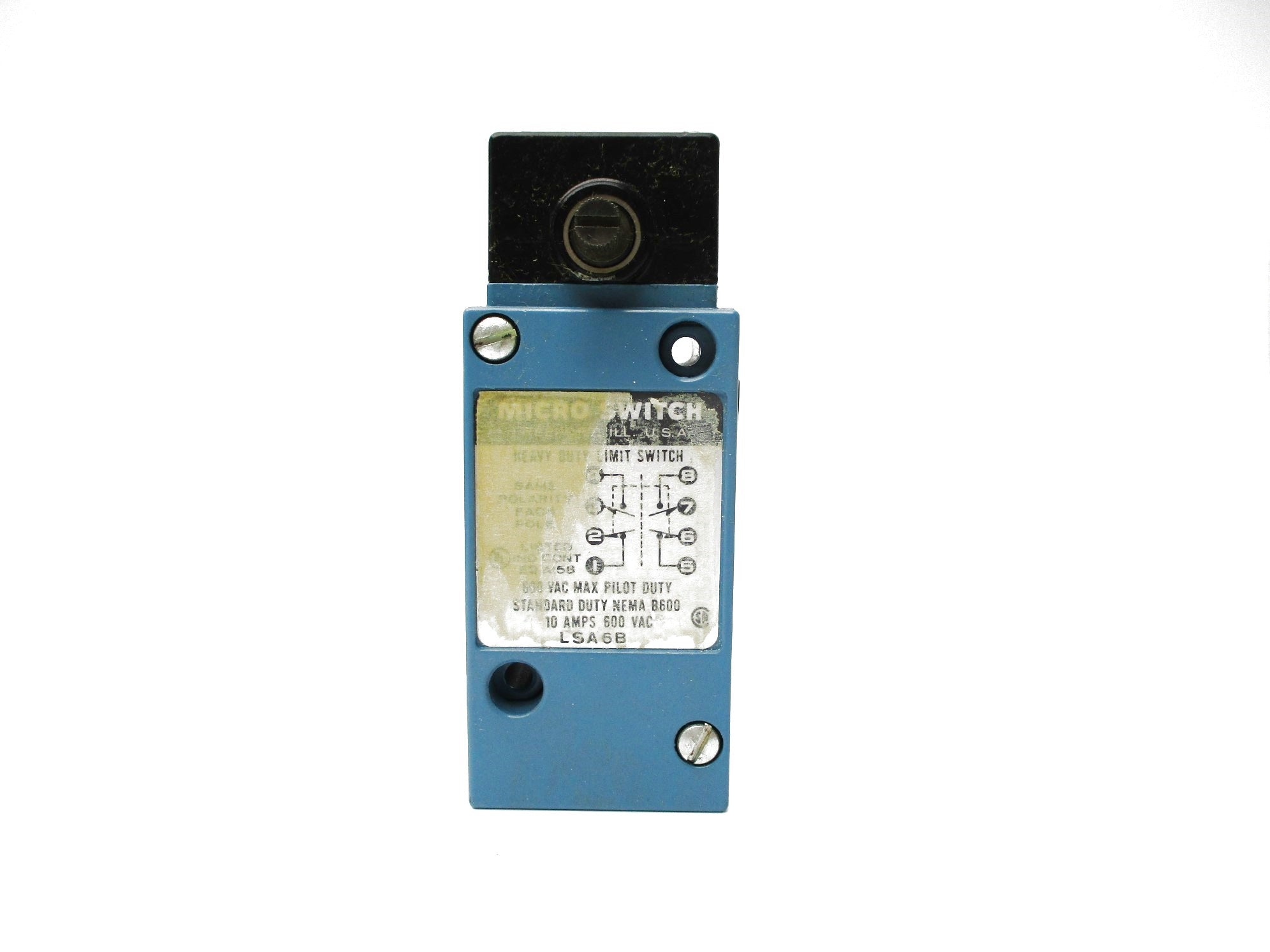 MICRO SWITCH LSA6B 600VAC 10A NSNP