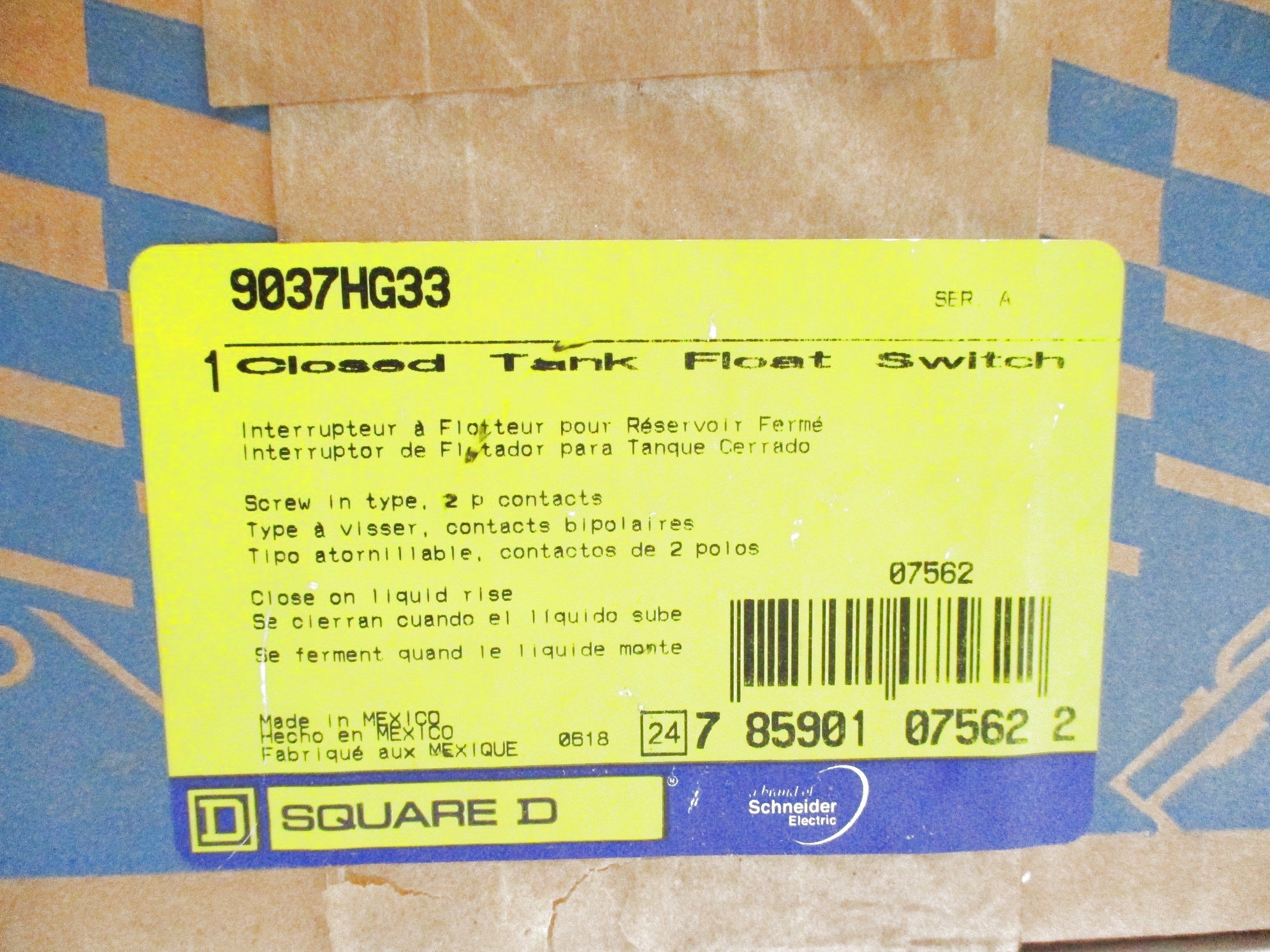 SQUARE D 9037HG33 SER. A 460/575V NSMP