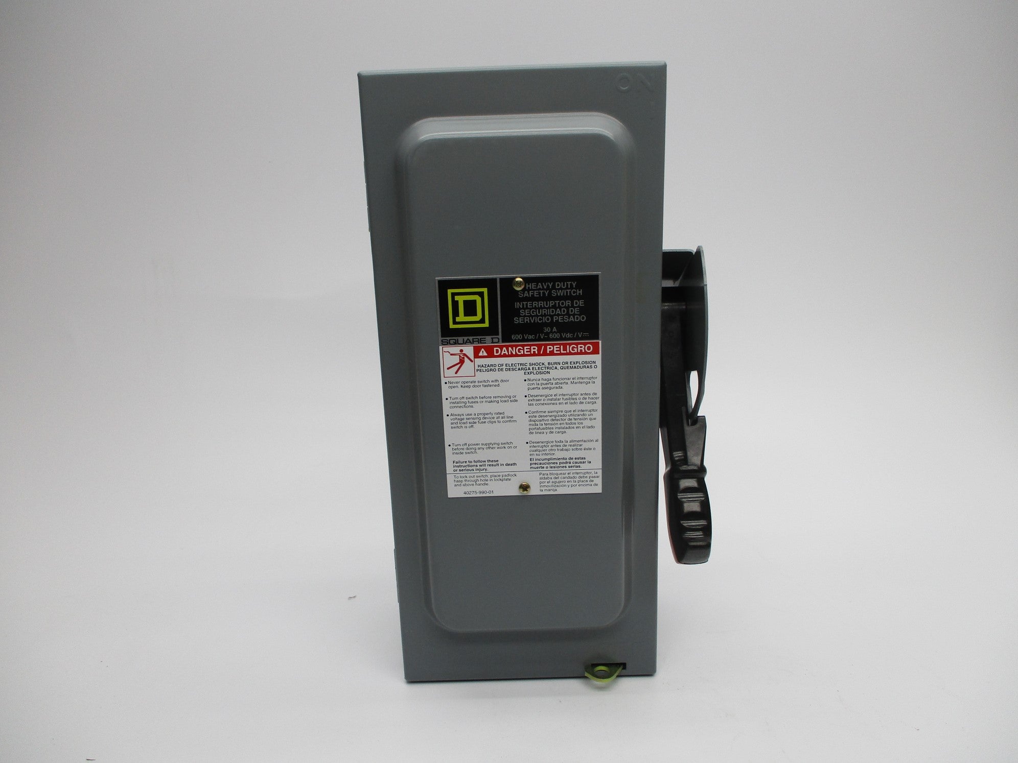 SQUARE D H361 SER. F05 600VAC/DC 30A NSMP