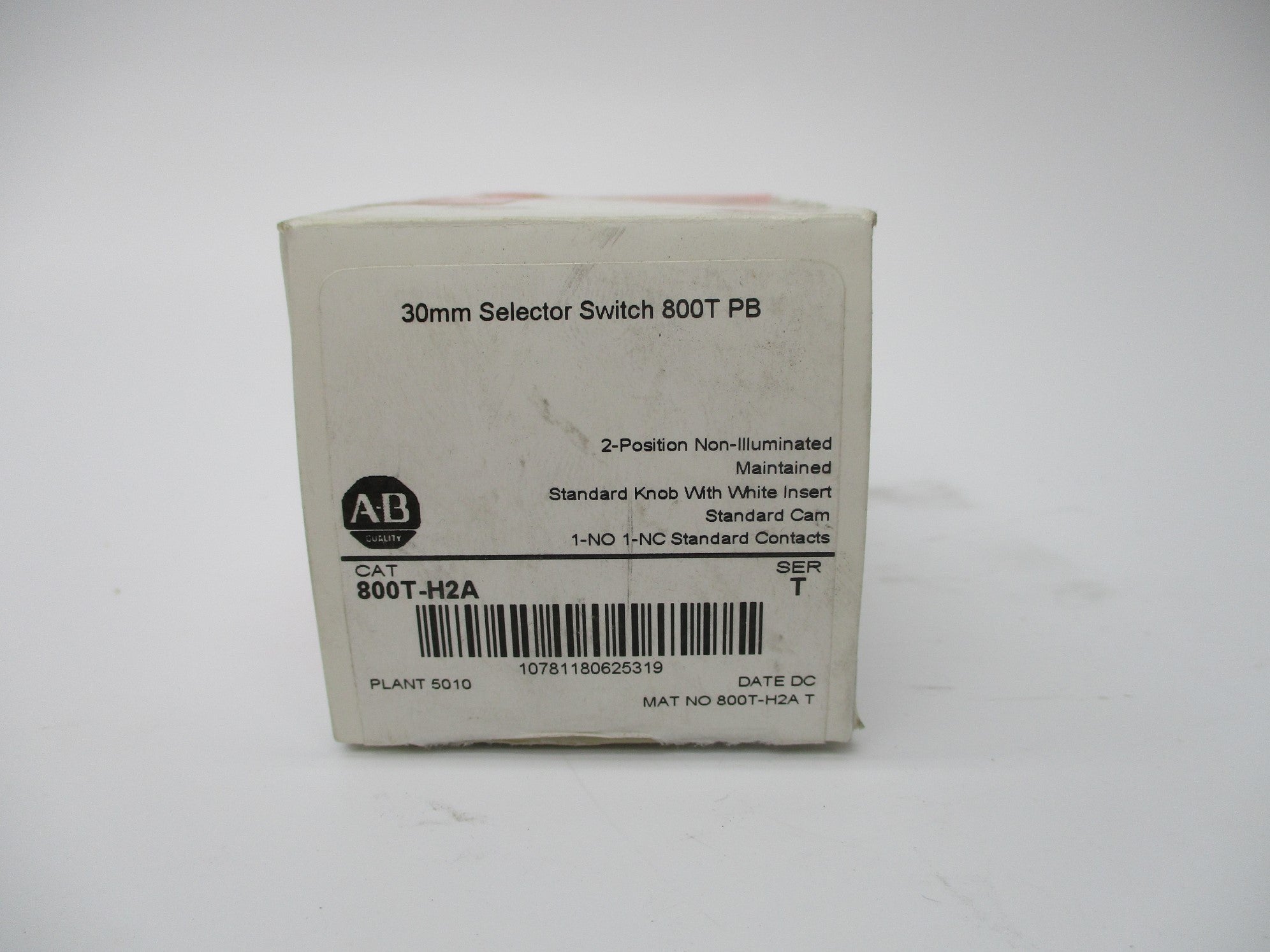 ALLEN BRADLEY 800T-H2A SER. T (AS PICTURED) (WH) NSMP