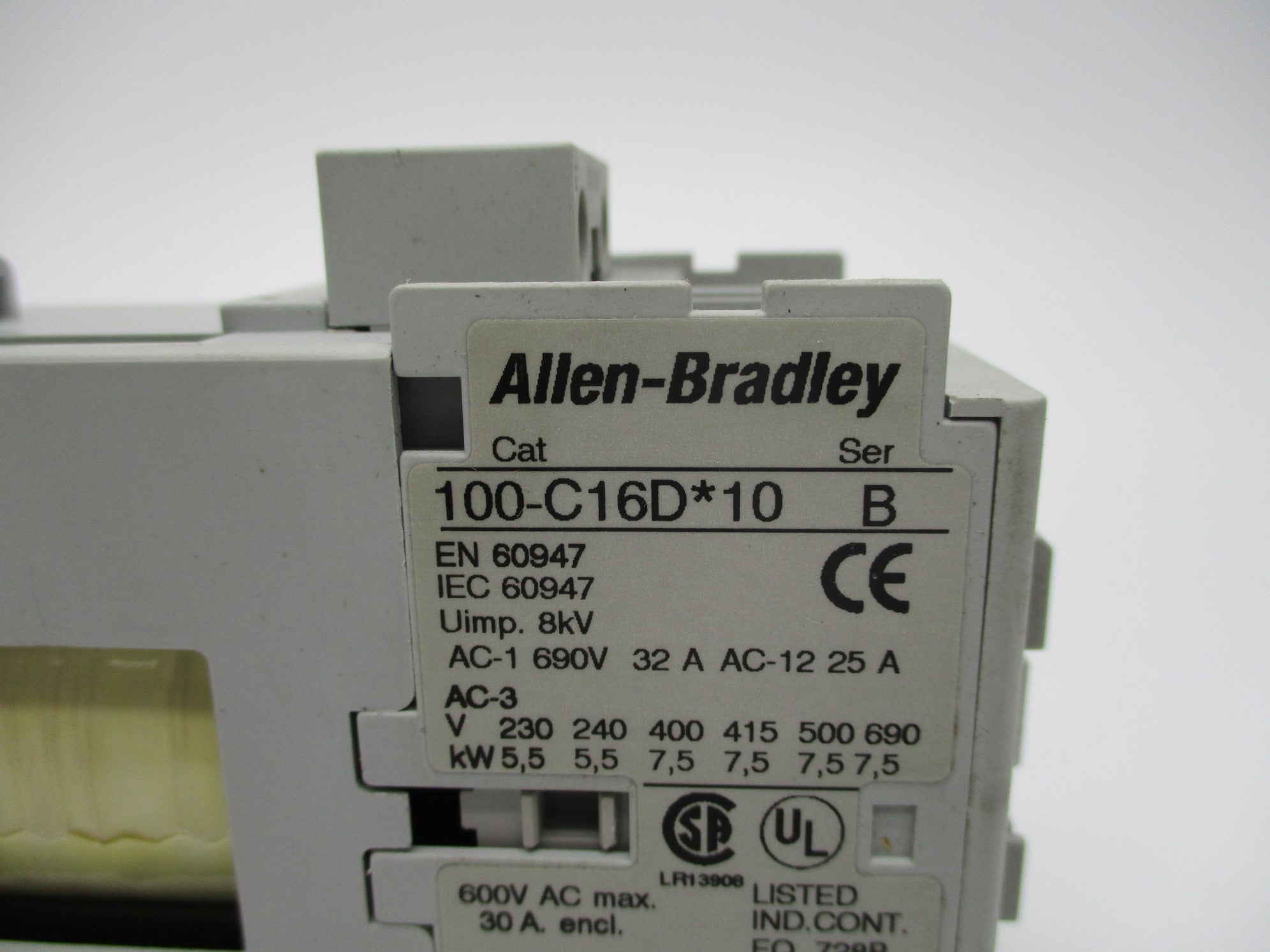 ALLEN BRADLEY 100-C16DJ10 SER. B 24VDC NSNP