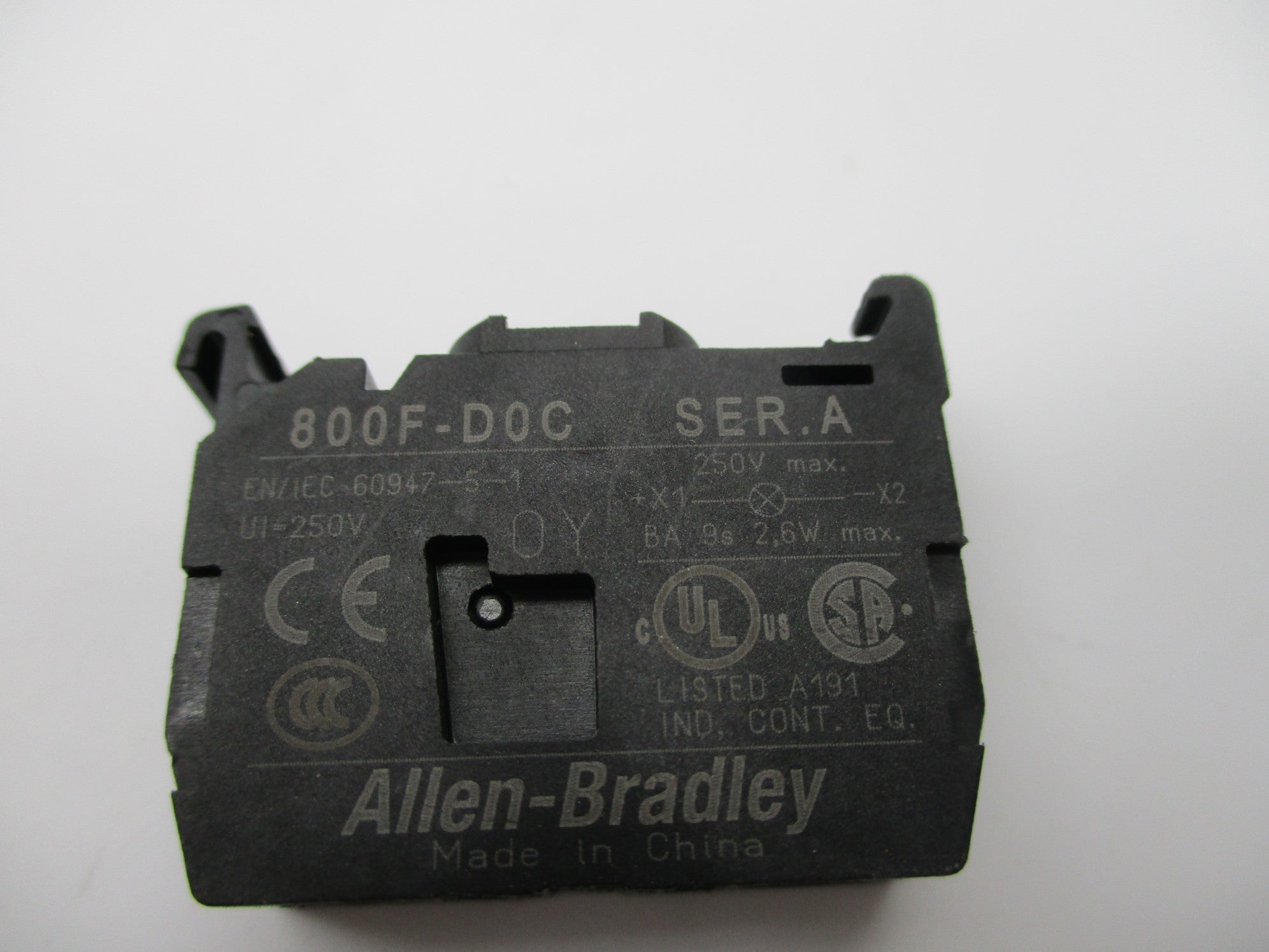 INDUSTRIAL SPARE PART 800F-D0C SER. A 250V NSNP