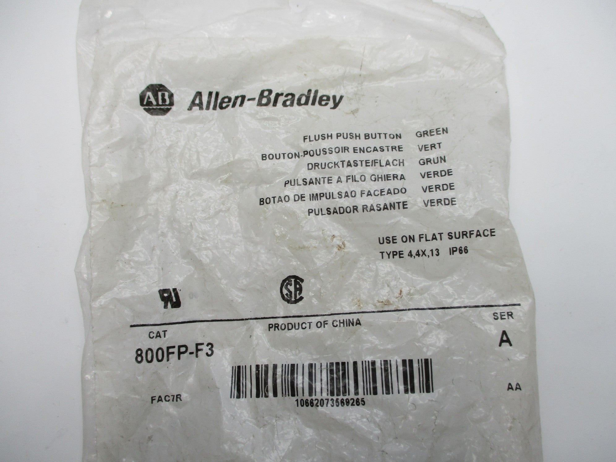 INDUSTRIAL SPARE PART 800FP-F3 SER. A NSMP