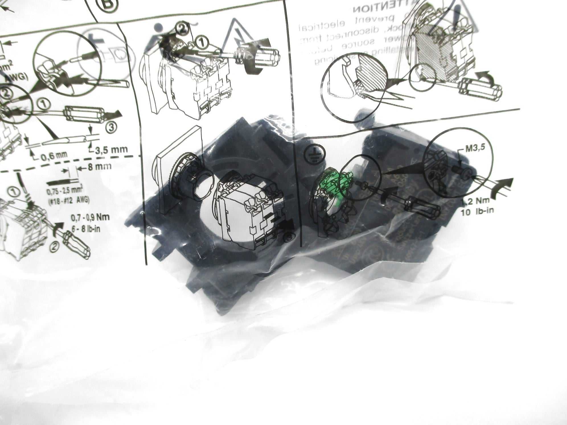 ALLEN BRADLEY 800F-PX10 SER. A NSMP