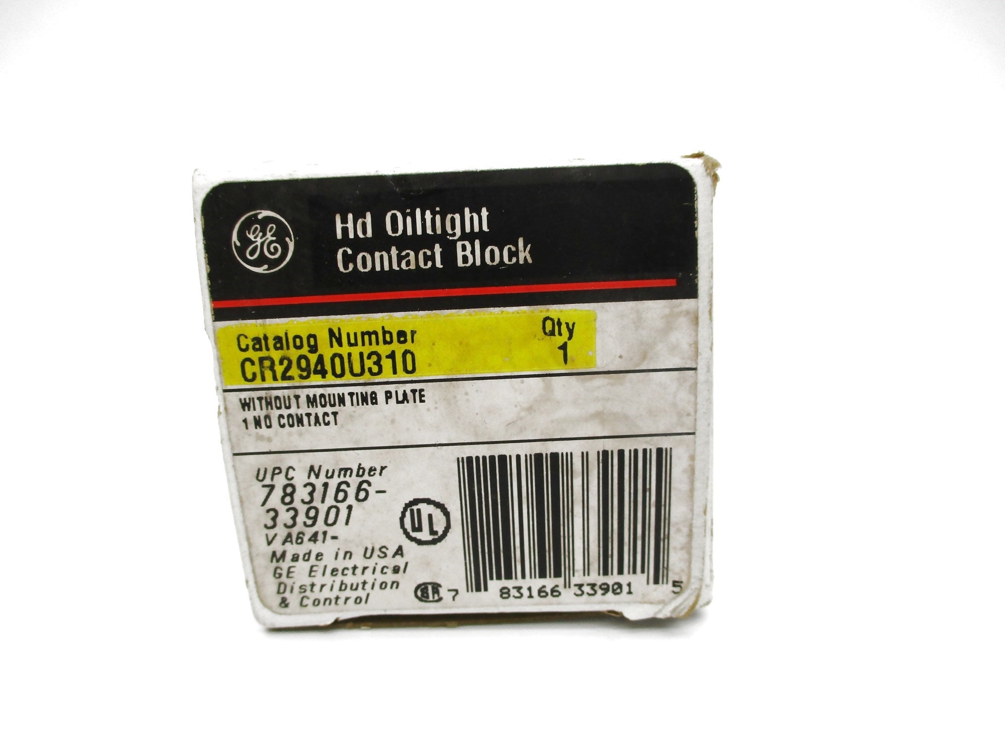 GENERAL ELECTRIC CR2940U310 600V NSMP