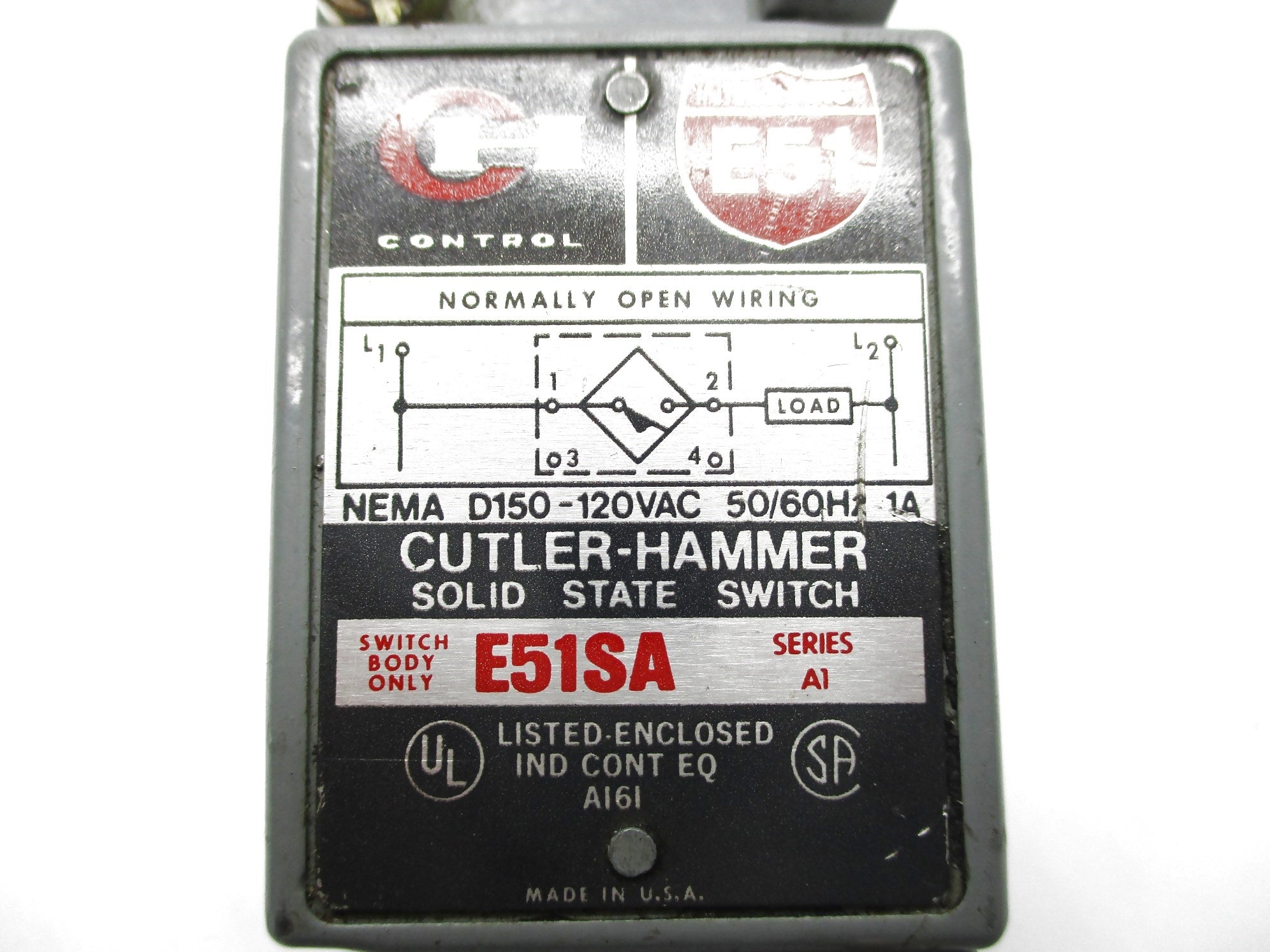 CUTLER HAMMER E51SA SER. A1 UNMP