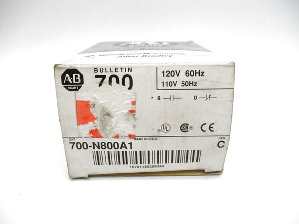 ALLEN BRADLEY 700-N800A1 SER. C 110/120V 60A (GY/BL) NSMP