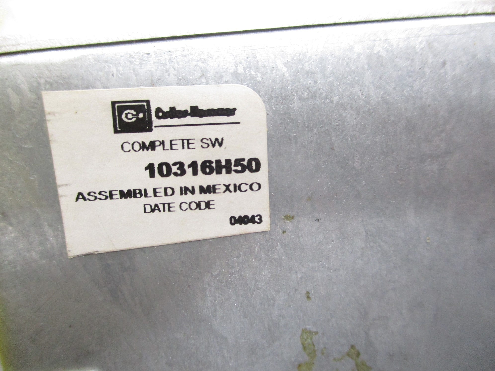 CUTLER HAMMER 10316H50 NSNP