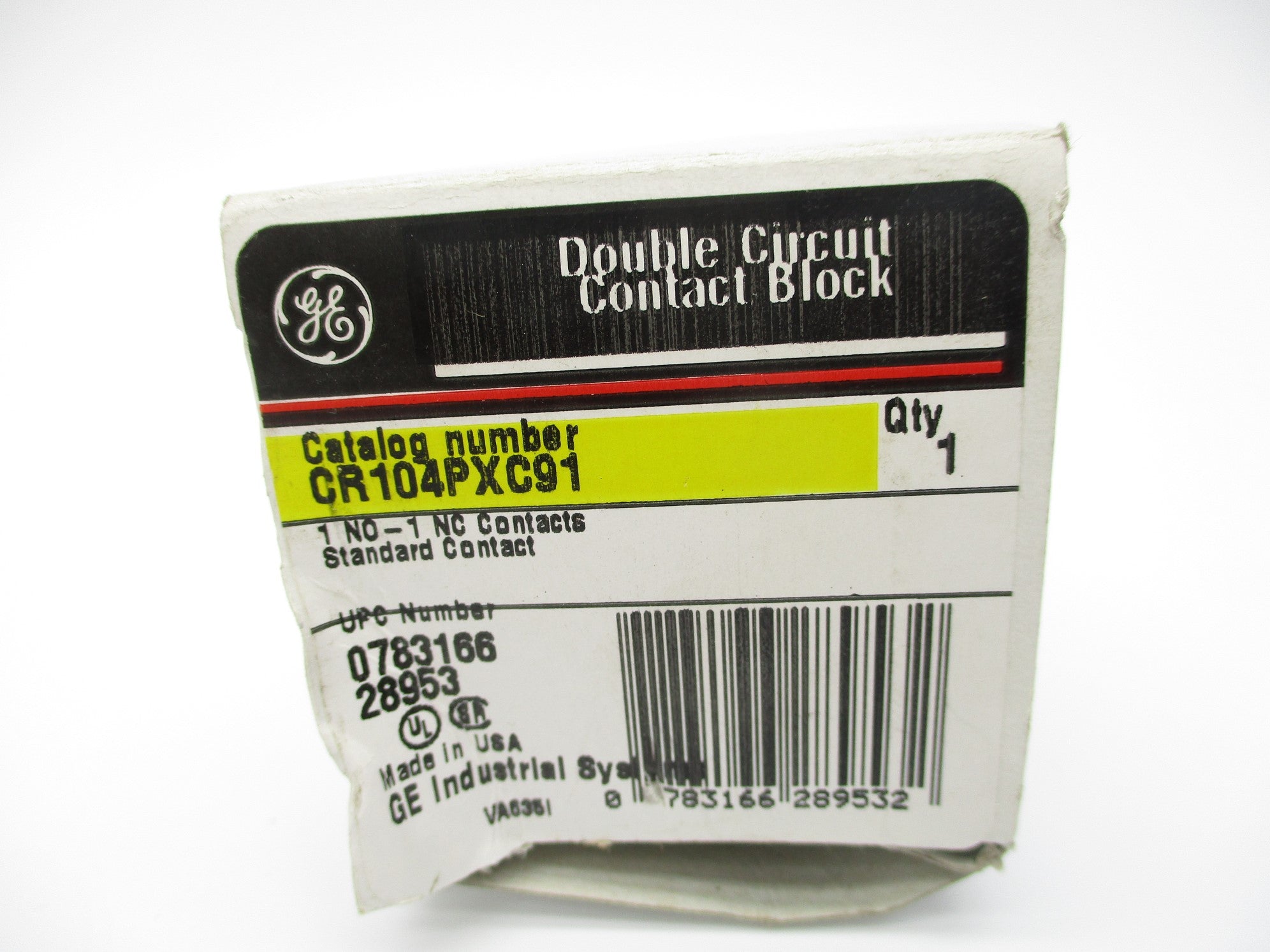 GENERAL ELECTRIC CR104PXC91 600VAC NSMP