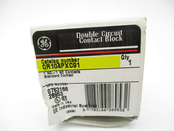 GENERAL ELECTRIC CR104PXC91 600VAC NSMP